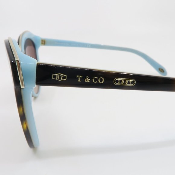 Tiffany & Co. TF 4146 8134/3B Women Round Tortoise - Picture 4 of 7